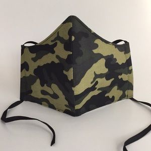 Camo Handmade Fabric Face Mask